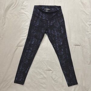 Black and Blue Patterned Leggings